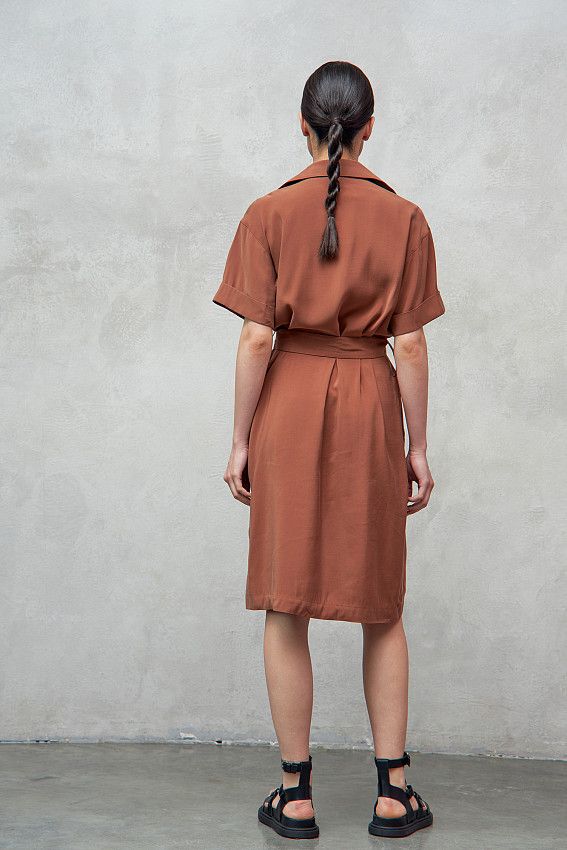 Платье The Hills Бронзовый