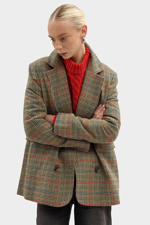 Пиджак Mustang Зеленый