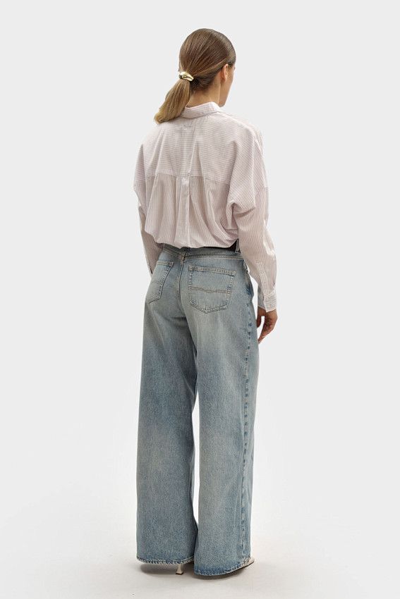 Рубашка с длинным рукавом Pepe Jeans Фиолетовый