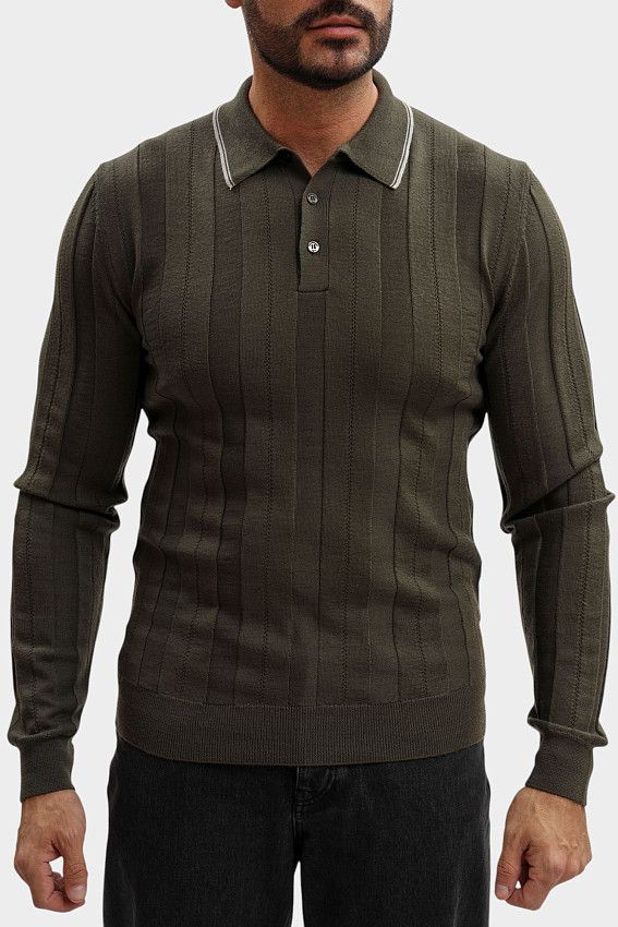 Поло  Trussardi Хаки