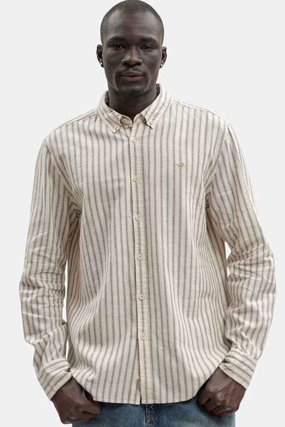 Рубашка Mustang Бежевый