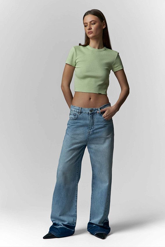 Кроп-топ Van Mich Зеленый