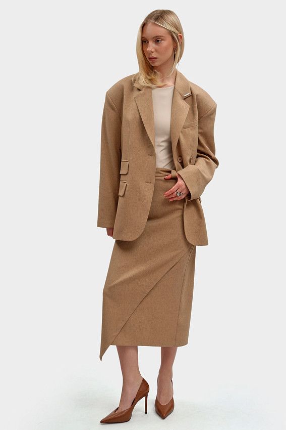 Юбка The Hills Бежевый