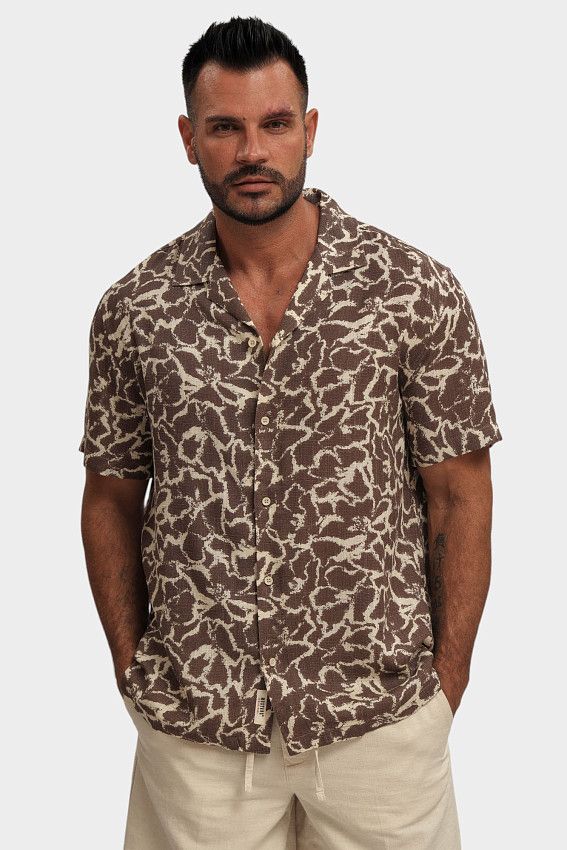 Рубашка Mustang Бордовый