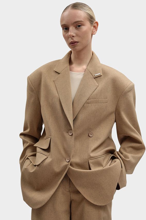 Пиджак The Hills Бежевый