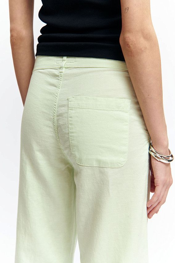 Брюки льняные Van Mich Зеленый