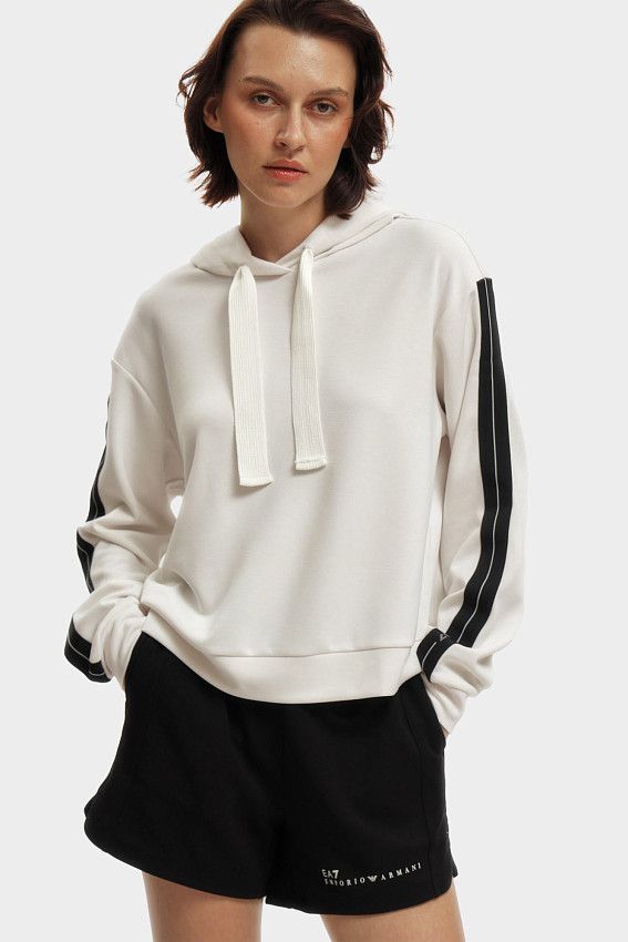 Худи EA7 Белый