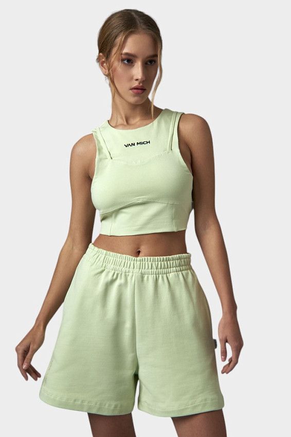 Кроп-топ Van Mich Зеленый