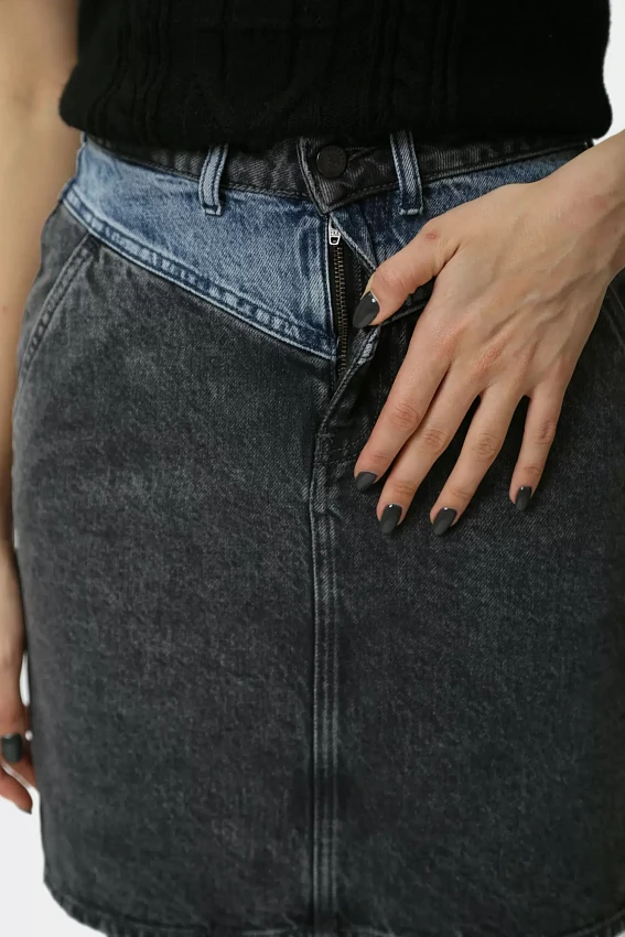 Юбка джинсовая Mustang Черный