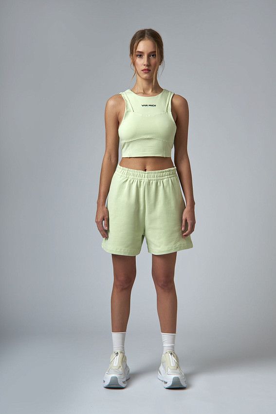 Кроп-топ Van Mich Зеленый
