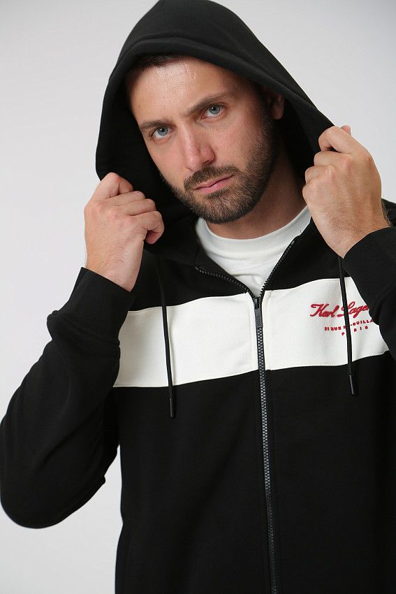 Толстовка с капюшоном Karl Lagerfeld Черный