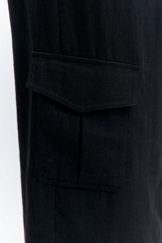 Юбка льняная Van Mich Черный