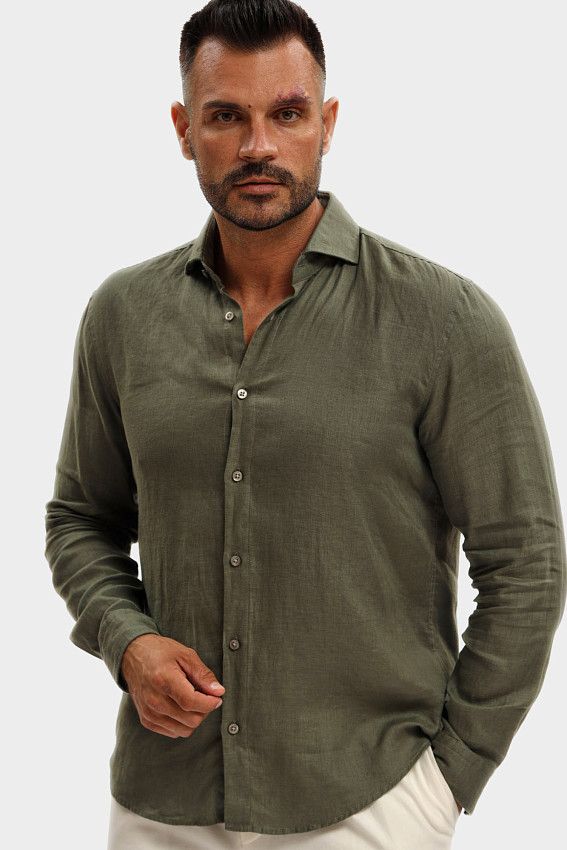 Рубашка Strellson Хаки