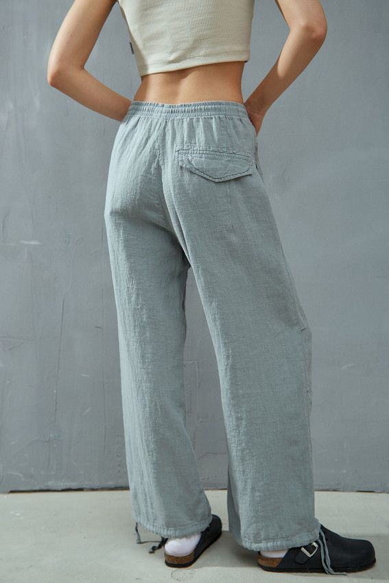 Брюки льняные Van Mich Мятный