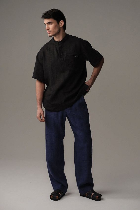 Рубашка с коротким рукавом The Hills Черный