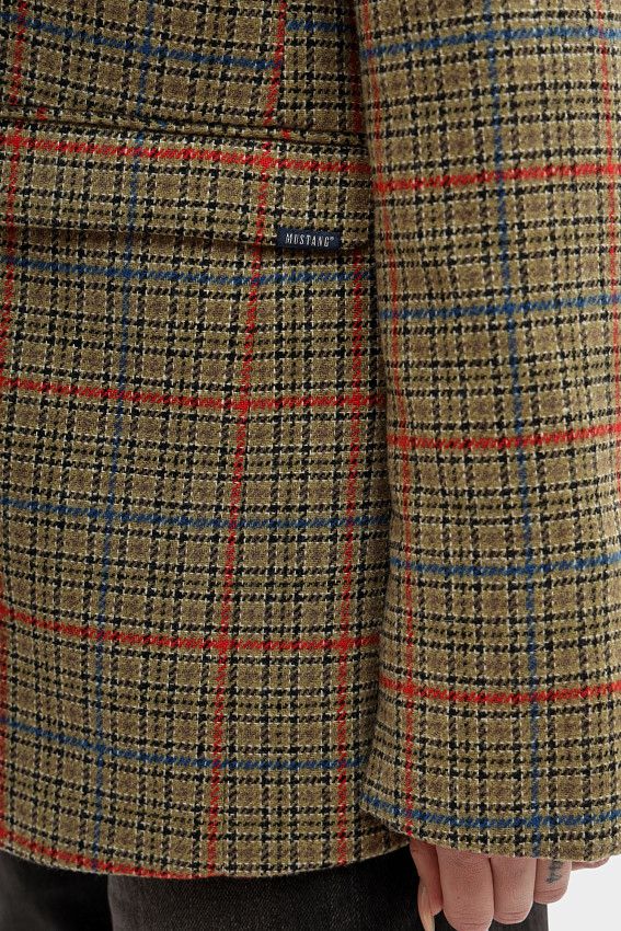 Пиджак Mustang Зеленый