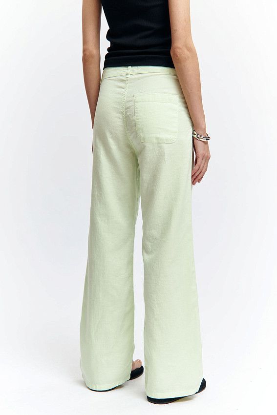 Брюки льняные Van Mich Зеленый