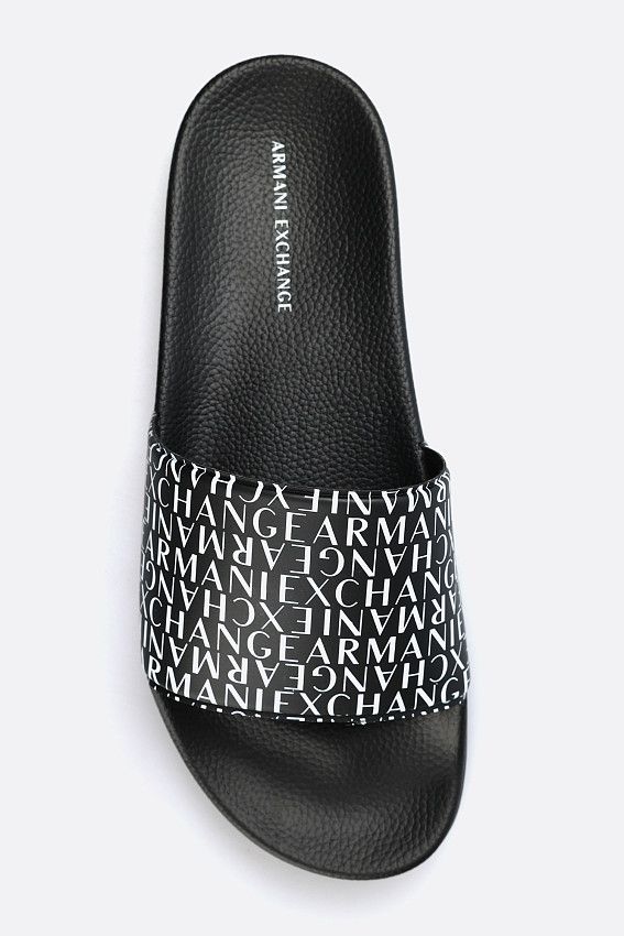 Шлепки Armani Exchange Черный