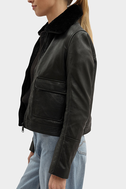 Куртка кожаная Mustang