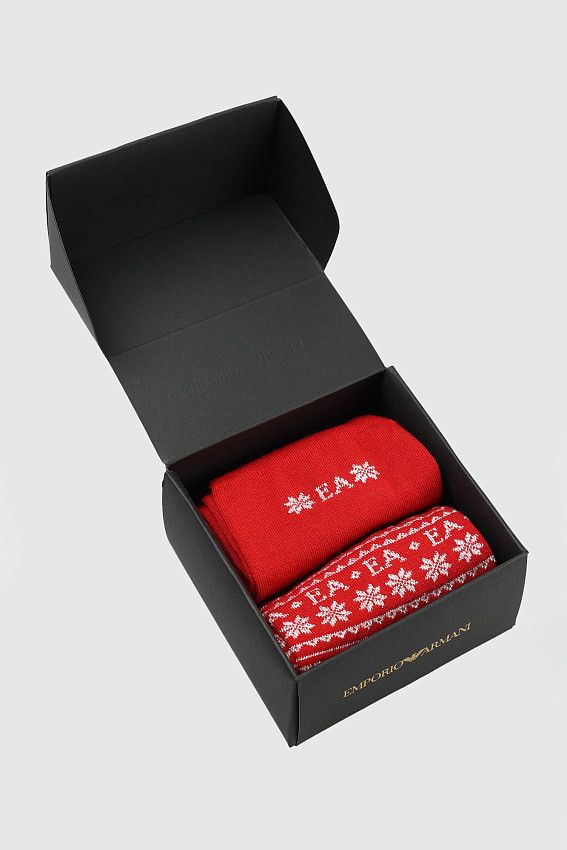 Носки 2 шт Emporio Armani Красный