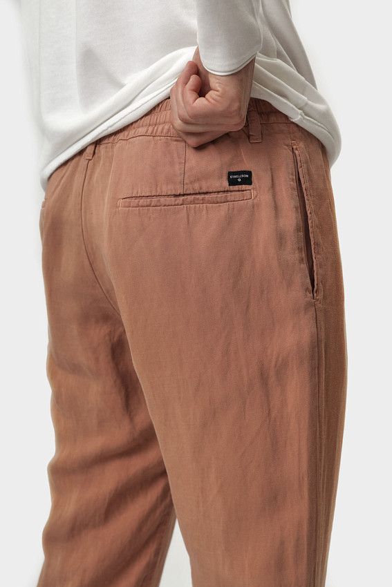 Брюки льняные Strellson Бежевый