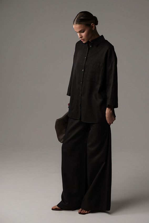 Рубашка с коротким рукавом The Hills Черный