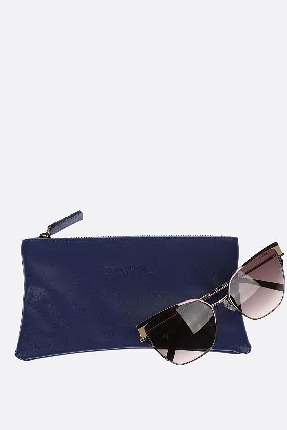 Очки с футляром Trussardi Золотой