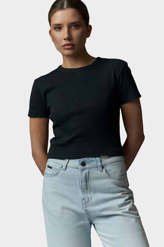 Кроп-топ Van Mich Черный