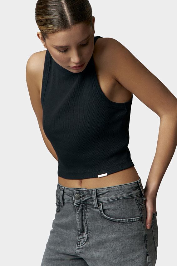 Кроп-топ Van Mich Черный