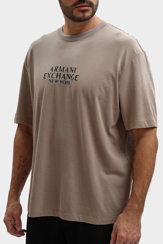 Футболка Armani Exchange Коричневый
