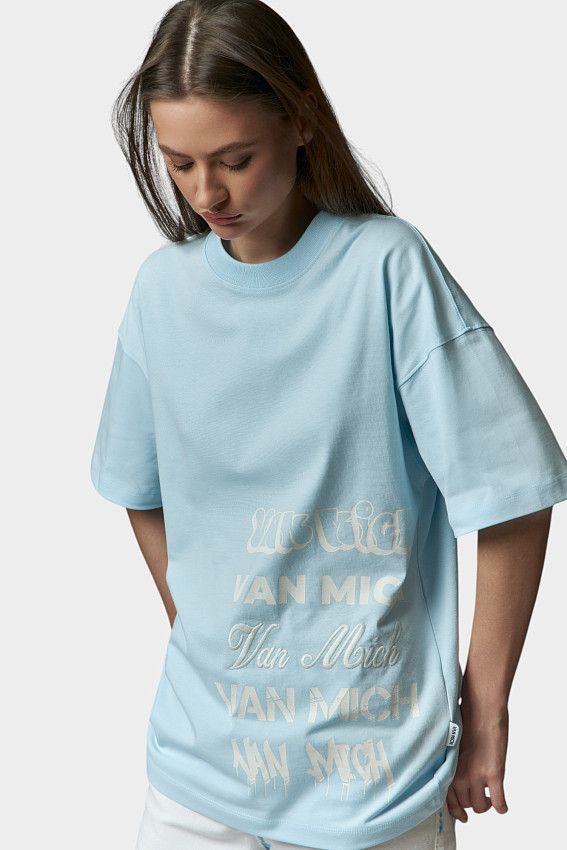 Футболка Van Mich Голубой