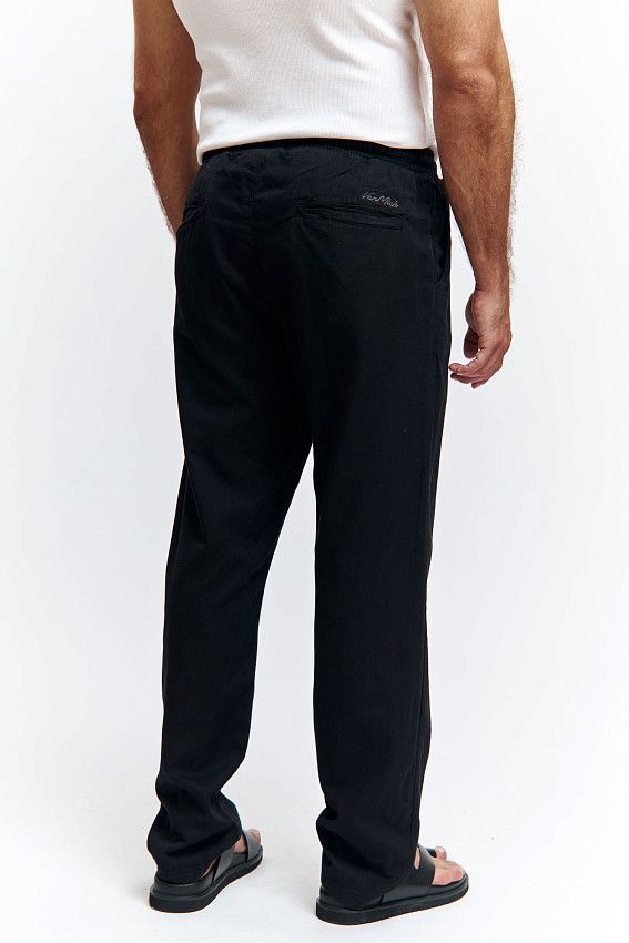 Брюки льняные Van Mich Черный