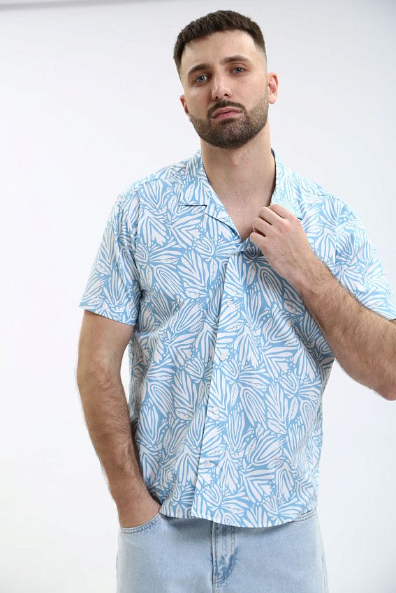 Рубашка Karl Lagerfeld Голубой