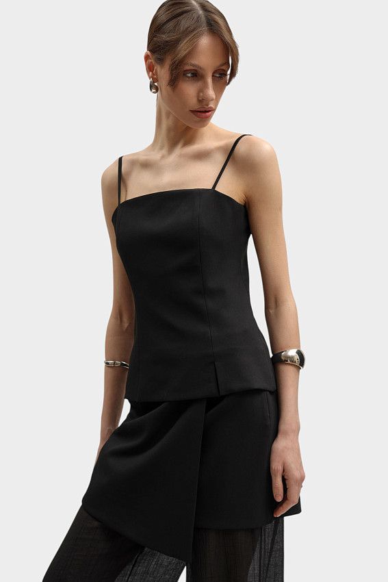 Топ The Hills Черный