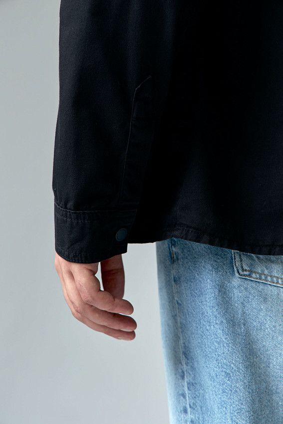 Рубашка с длинным рукавом Van Mich Черный