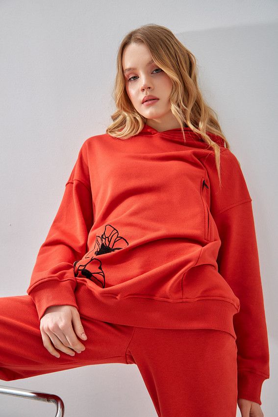 Худи The Hills Красный