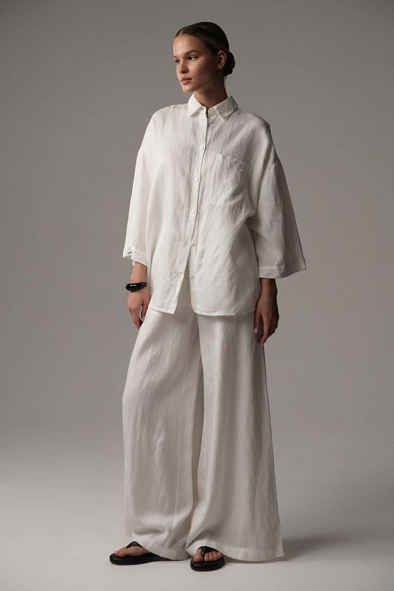 Рубашка с коротким рукавом The Hills Белый