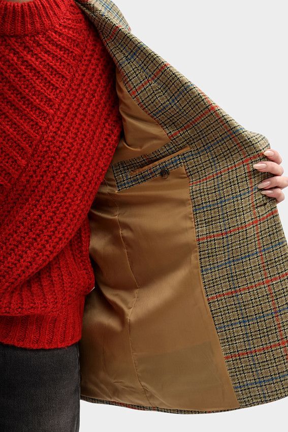 Пиджак Mustang Зеленый