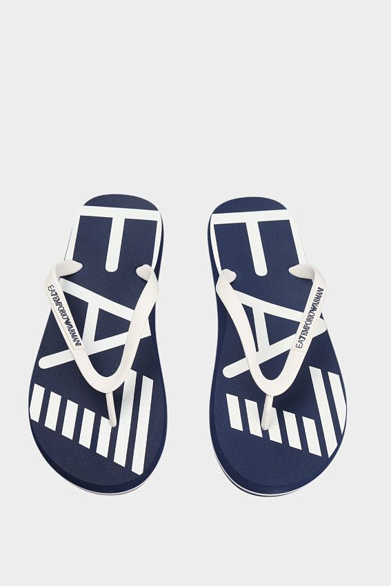 Шлепанцы EA7 Голубой