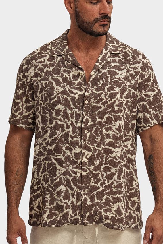 Рубашка Mustang Бордовый