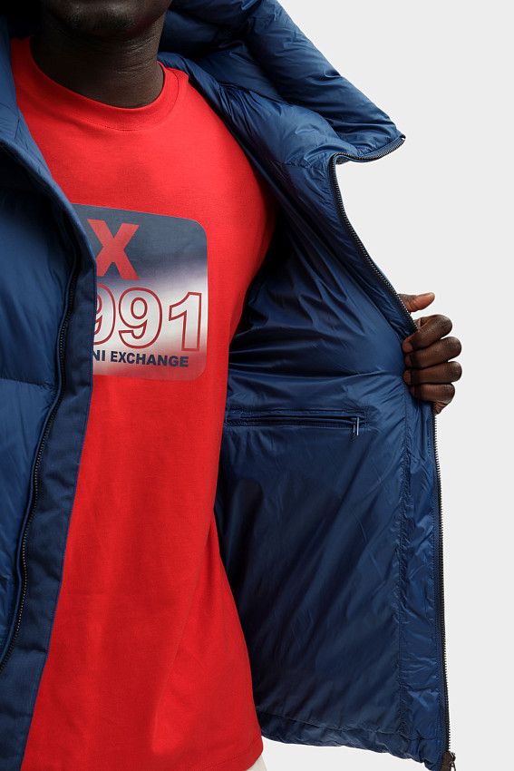Куртка пуховая Armani Exchange Голубой