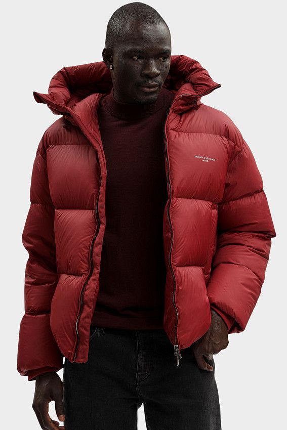 Куртка пуховая Armani Exchange Бордовый