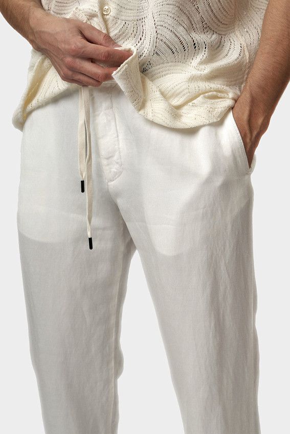 Брюки льняные Strellson Белый
