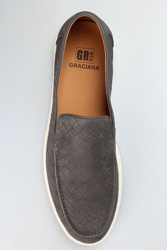 Лоферы Graciana Серый
