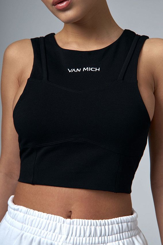 Кроп-топ Van Mich Черный