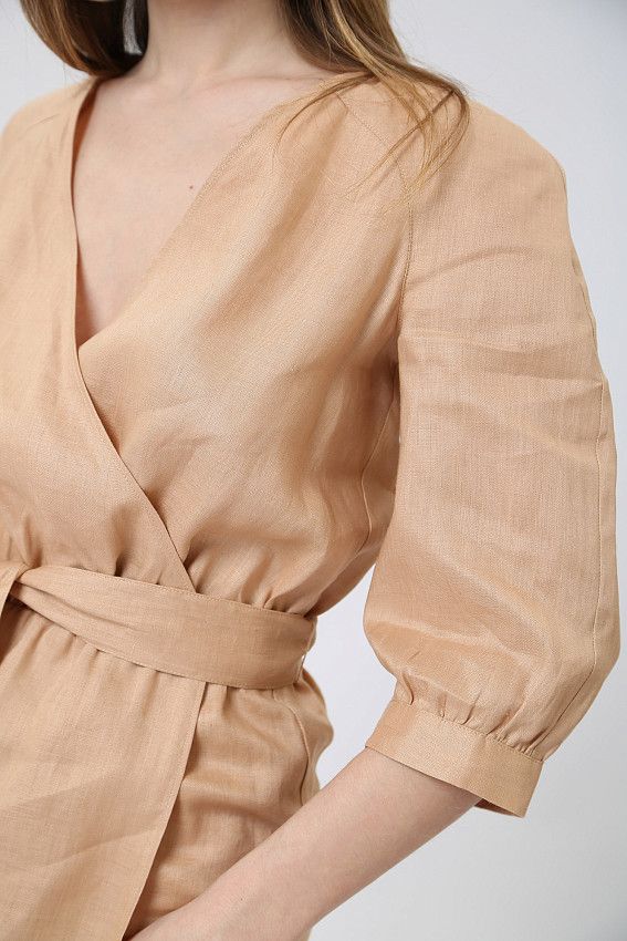 Платье Armani Exchange Бежевый