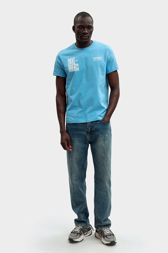 Футболка Bikkembergs Голубой