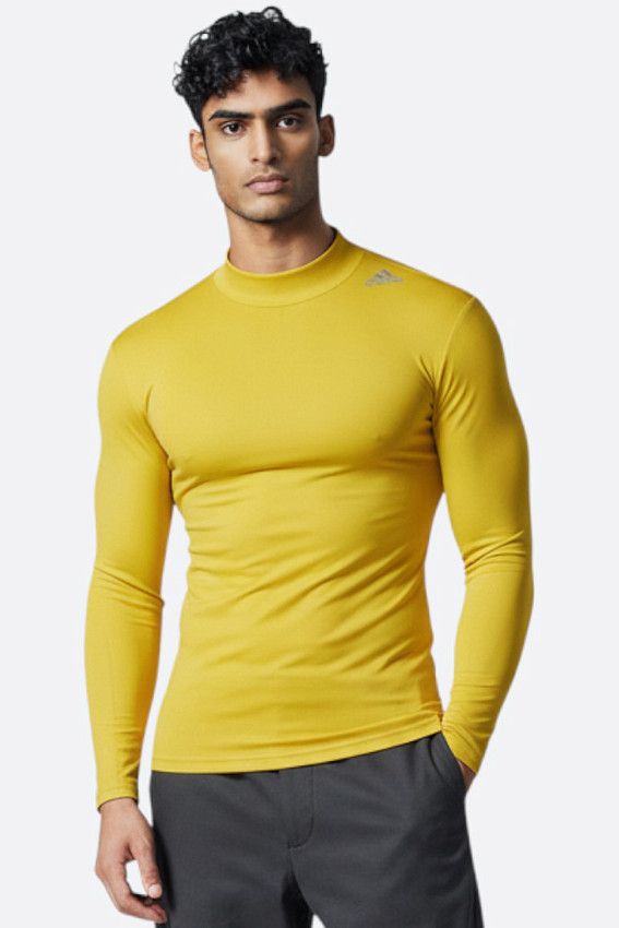 Лонгслив компрессионный Adidas Желтый