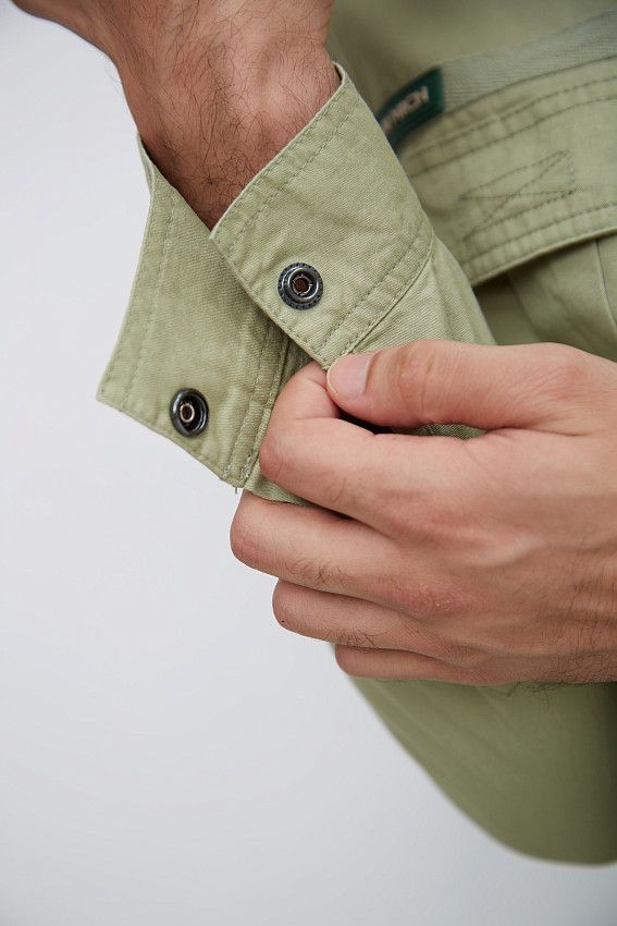 Рубашка с длинным рукавом Van Mich Зеленый