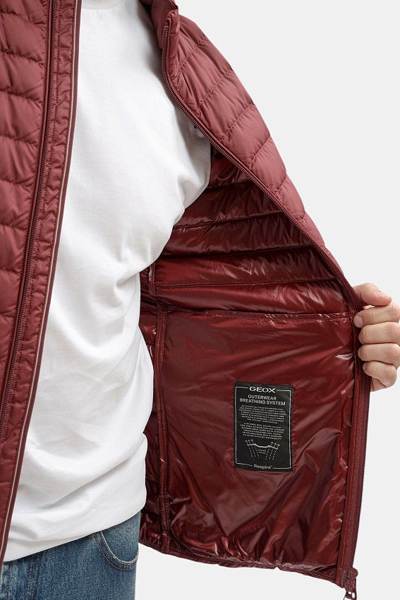 Пуховик Geox Бордовый